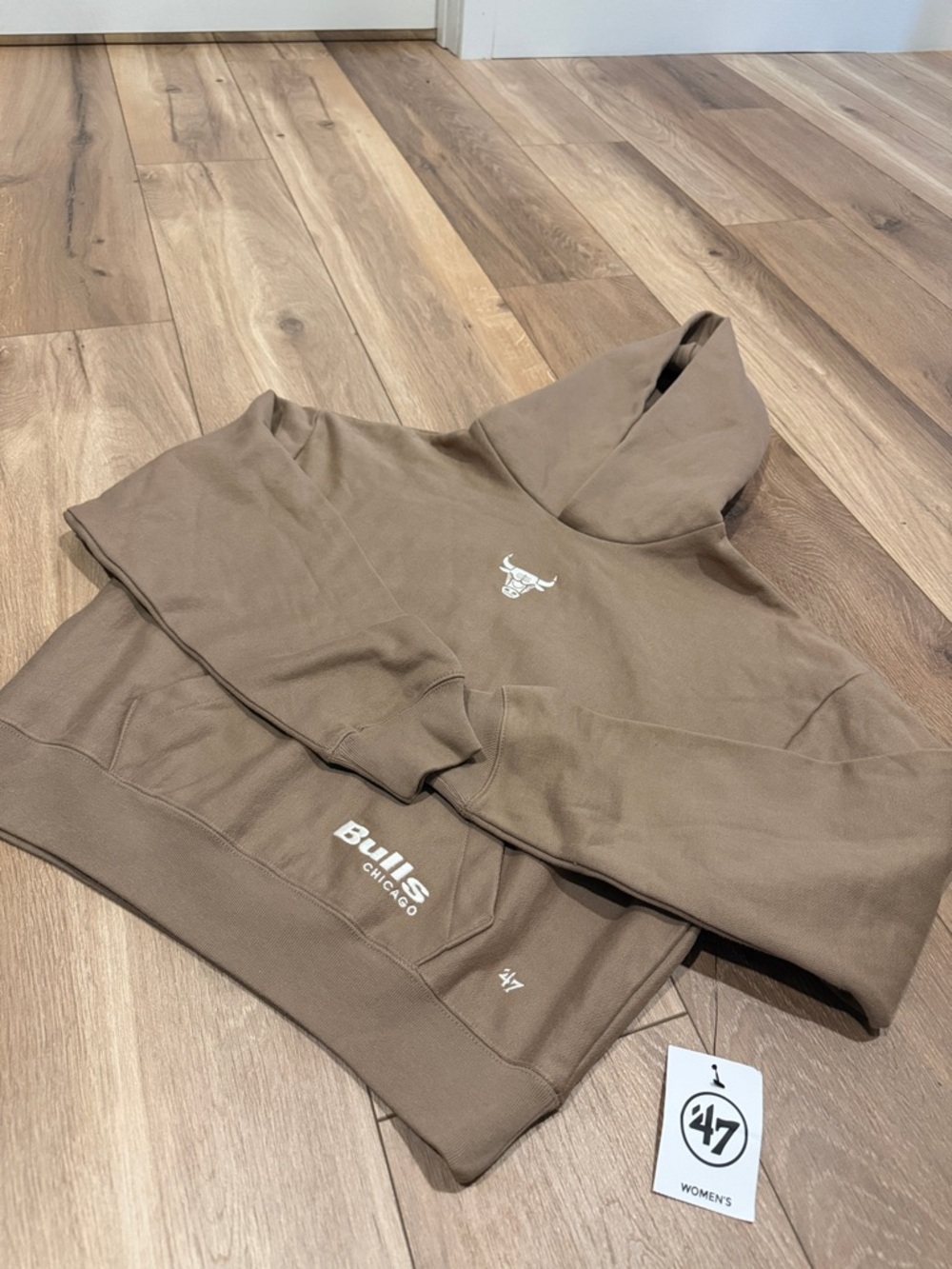 '47 Chicago Bulls Brown Hooded Sweatshirt